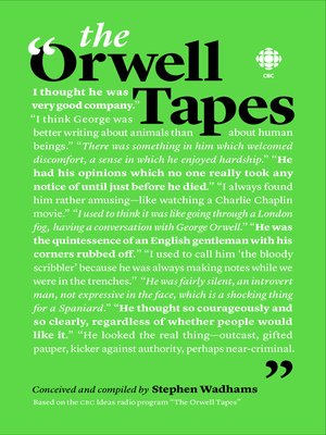 cover image of The Orwell Tapes